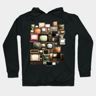 old vintage tv Hoodie